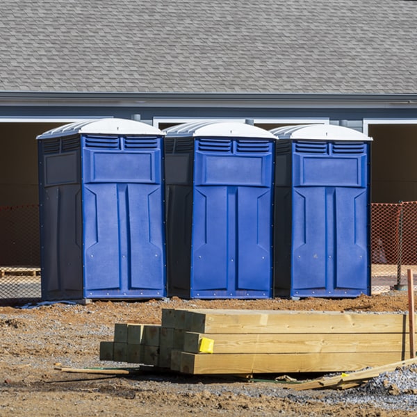 how can i report damages or issues with the portable toilets during my rental period in Westphalia Kansas